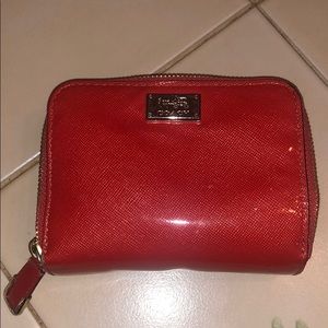Coral Coach wallet